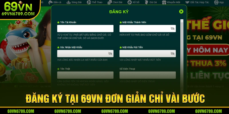 A->Z đăng ký 69VN gọn, lẹ